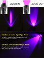 365 nm &amp; 395 nm 2 in 1 blacklight ultraviolette zaklamp