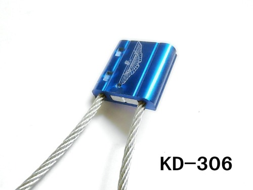 Aluminum seal cable lock KD-306 Shipping security seal