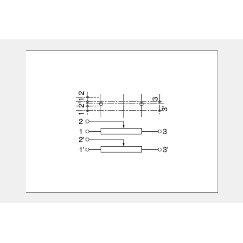 Potencjometr przesuwny serii Rs301