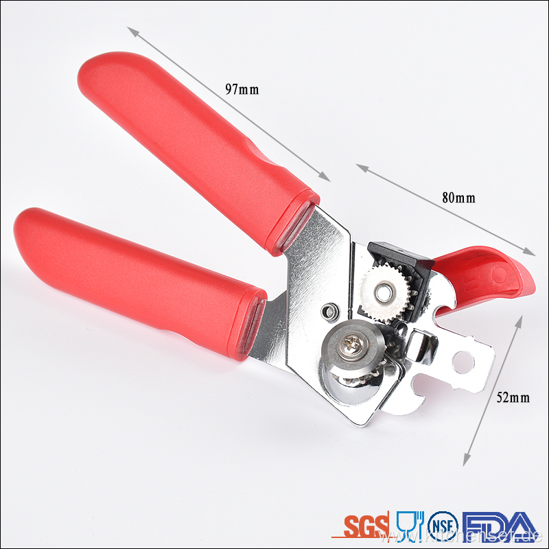 Ergonomic design plastic color handle tin opener