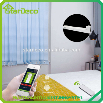 easy life electric vertical shutter / fabric motorized blinds