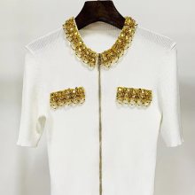 Summer Fashion: Discover the Latest Luxury Women's Knit T-Shirts from KD2215