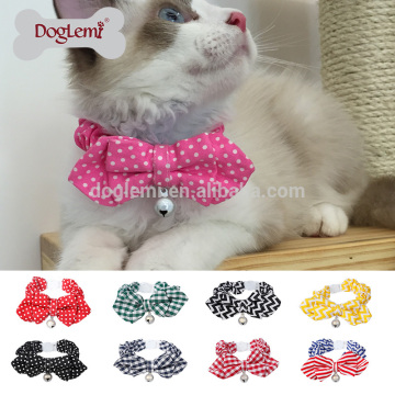 Adjustable Cute Kitty Cat Collar with Bowtie & Reflective Bell