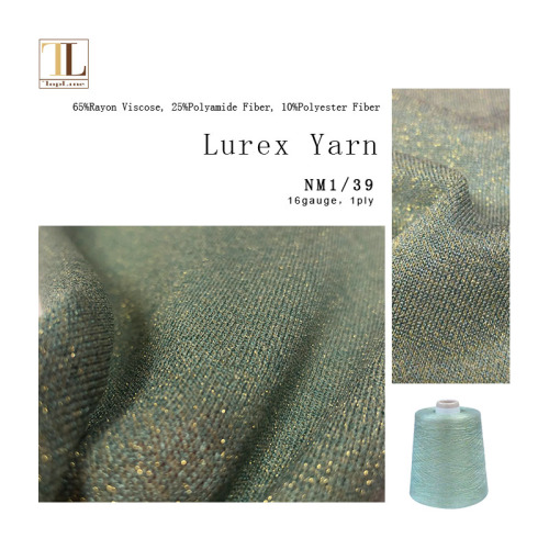 Consinee polyester nylon gemengd lurexgaren