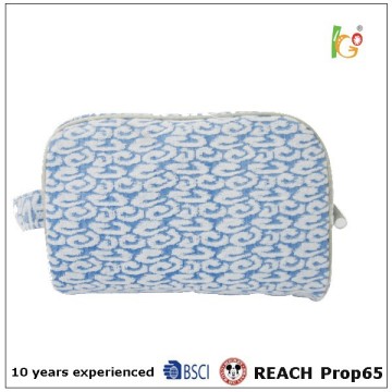 Cheap wholesale makeup bag terry cloth cosmetic bag