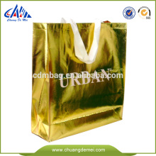 fashion shiny metallic golden bag