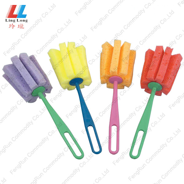 flower brush sponge