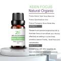 O grau terapêutico Keen Focus mistura óleo de aromaterapia