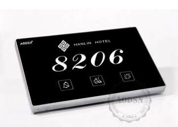 AODSN luxury hotel digital number hotel door plates