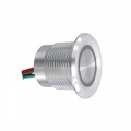 Sakelar Piezo Sentuh Sensitif IP68 16mm Iluminasi