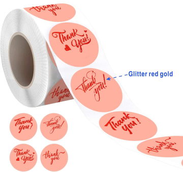 Customized Logo Hand Washing Stickers & Tags - Thank You Stickers