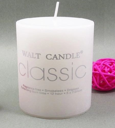 Decorative Pillar Wax Candle for Household and Party Use
