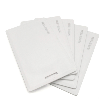 PVC PET blank card 125KMz rfid business card