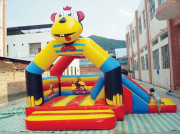 Giant Monkey 0.55mm Pvc Tarpaulin Inflatable Bouncer For Amusement