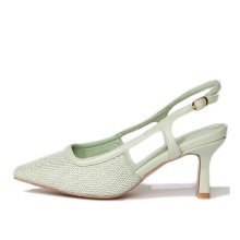 Elegant Pointed Toe High Heel Mules for Women