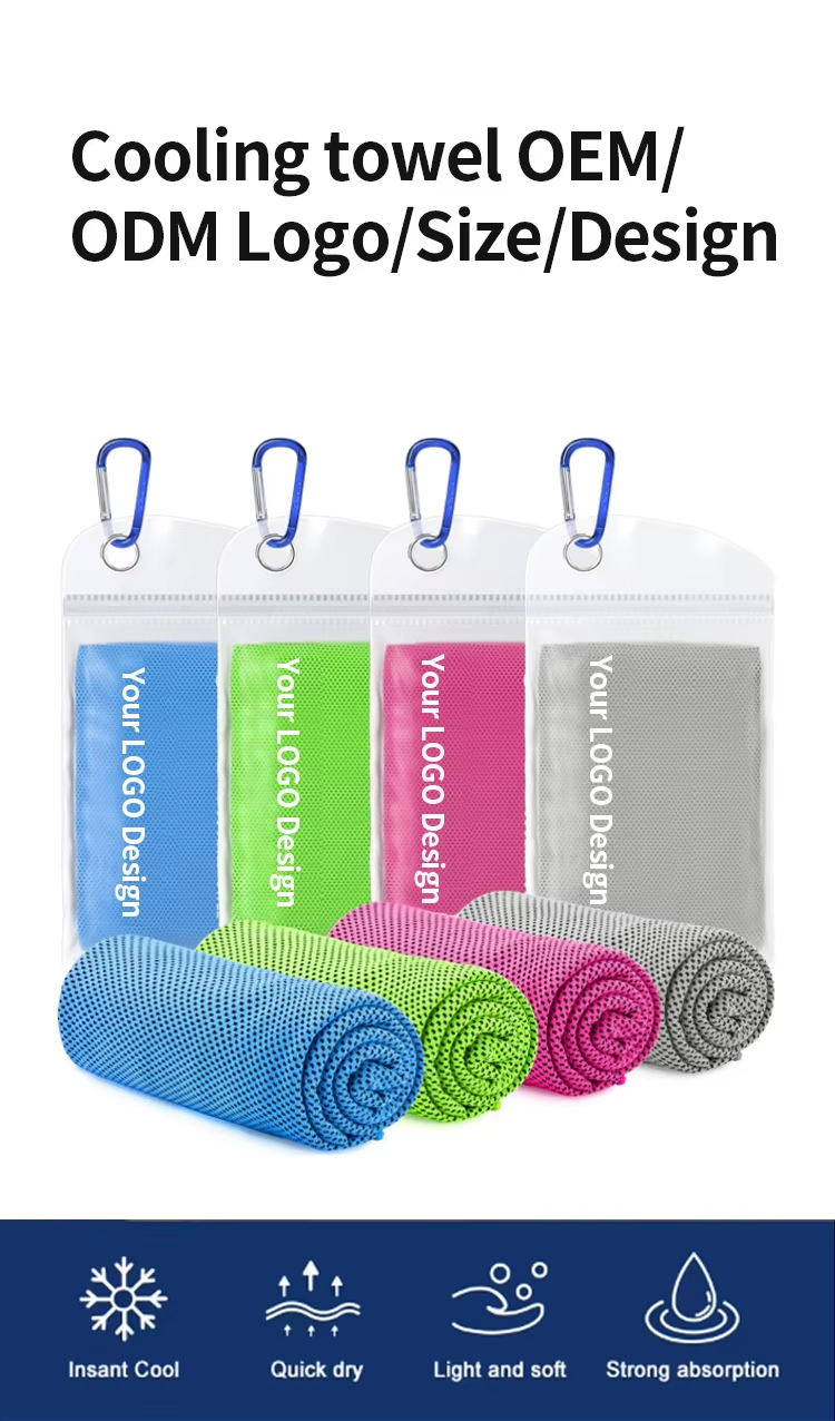 cooling towel with bag cooling towel with bag