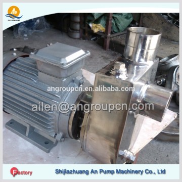 Self priming food transfer pump