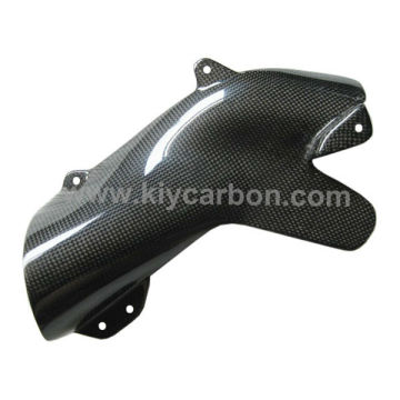 Carbon fiber heat shield motorcycle parts for Kawasaki ZX10