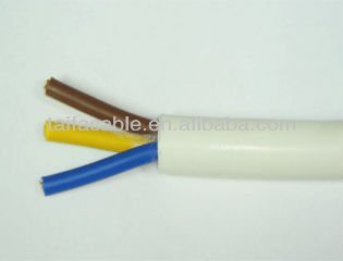 Round PVC Insulated Submersible Pump Cable