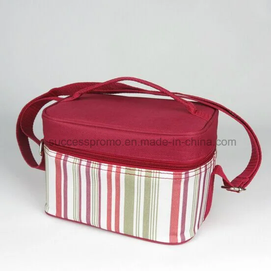 70d/210d/420d Polyester Insulated Picnic Cooler Lunch Bag with Long Handle