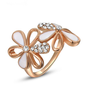 2015 new design flower ring for wedding