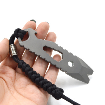 Multi-function EDC Tools Titanium Pry Bar Survival Opener