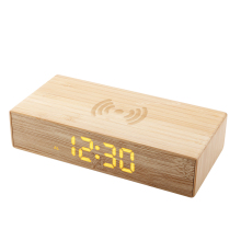 Wireless Charging Clock with Alarm and Fast Digital Display