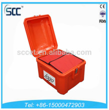 Take-out food carry box, plastic carrying box for delivery food ( PE material )