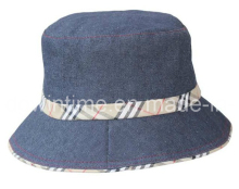 100% Cotton Bucket Hats Denim Bucket Hats Fisherman Style Bucket Hats