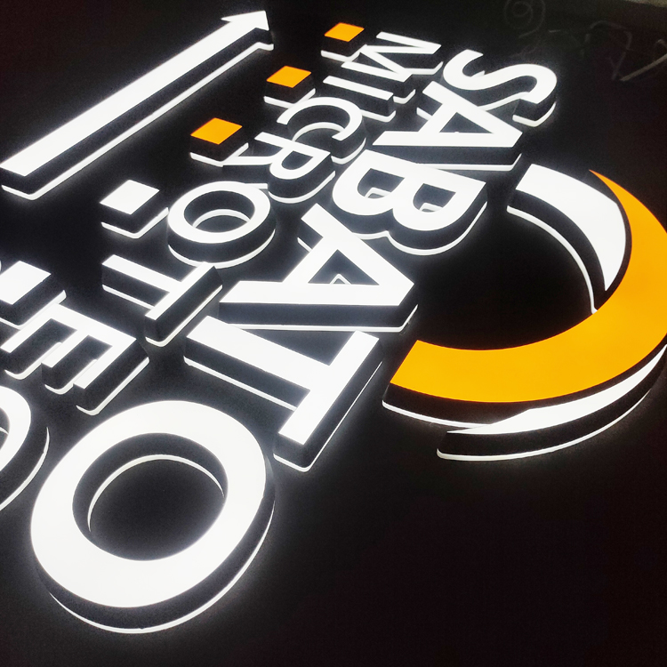 Company Illuminated Acrylic Channel Letters 3d Sign Acrylic Led Office Sign Custom Advertising Letter Logo Led Signage