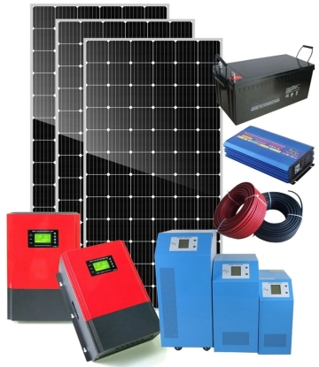 5000W Hybrid Solar System High efficiency Canadian solar