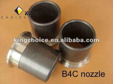 Boron carbide nozzle