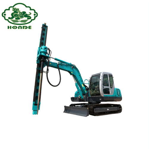 Spiral Hydraulic Piling Machine For Ground Screw