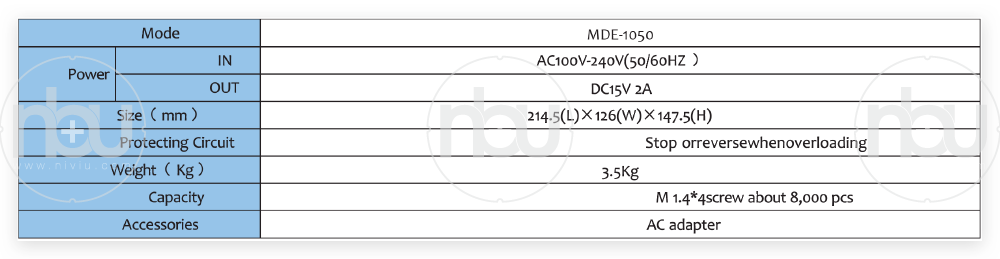 Mde 1050 Mde 1050