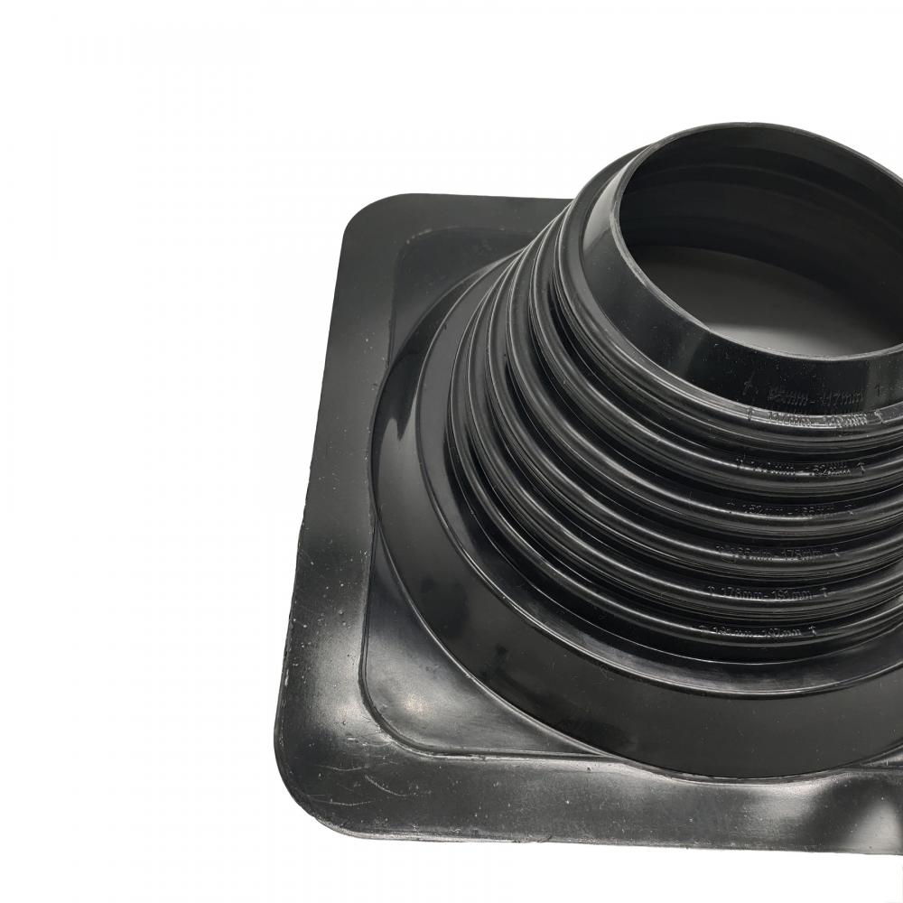 Hot Sale Waterproof Black Square-base Roof Flashing Boot