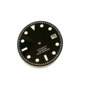 Matt Black Automatic Diving watch dial