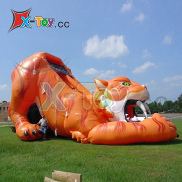 Indoor Kids Party Inflatable Sabre Tooth Tiger Slide (CH-IS4002)