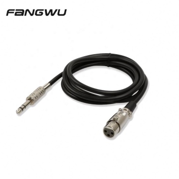 Good Quality 3.5mm Screw Socket to Stereo Auxiliary Input Cable with 6.35mm Extension Adapter