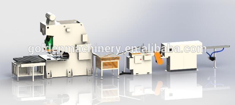 Automatic Round lid Basic Shell & Ring Bottom End Making Machine production line for Paint Can