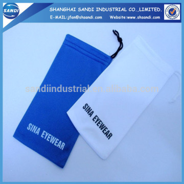 flocking drawstring bag