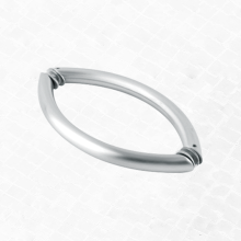 Brass Tubular Glass Door Levers Pull Handles