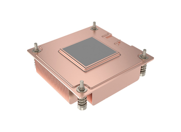 High Thermal Conductivity Zipper fin CPU Cooler