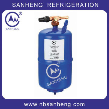 Vertical Liquid Receiver Tank For Stored Refrigerant