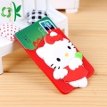 3D Embossed silikon Pemegang Kad Telefon Wallet Cute