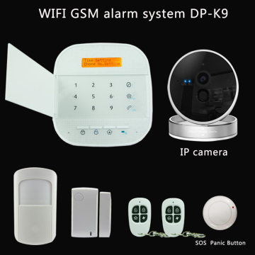 2016 smart alarm system anti-tamper WIFI alarm system WIFI CAMERA alarm system