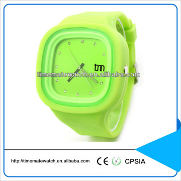 Customized Promotional Quartz Silicone Watch Jelly Watc silicone rubber watch