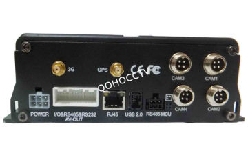 Linux Hdd Mobile Dvr To Gps 3g Wifi , Dual Streaming Dvr