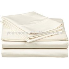 soft 100% organic cotton 4 pieces bed sheet set/sheets