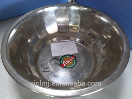 stainless steel smooth Large Bowl