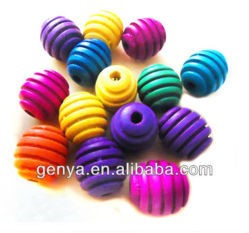 Wooden beads,multi color beads,colored wood bead,natural wood bead